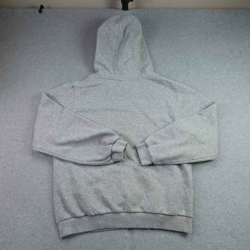 Nike Hoodie Boys XL Gray Sporty Pullover Graphic Logo Sweatshirt